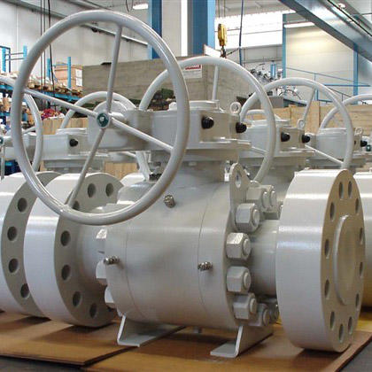 Custom pneumatic hydraulic actuated Ball valve