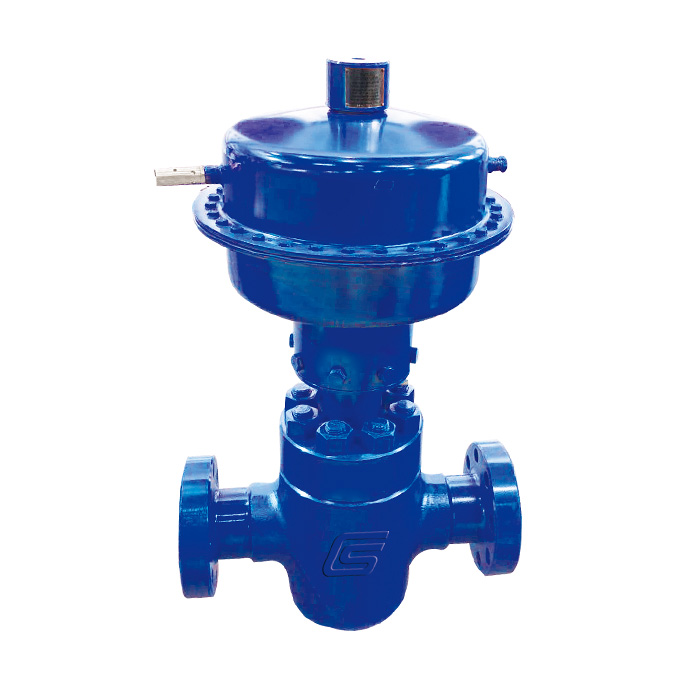 Diaphragm  pneumatic safety valve