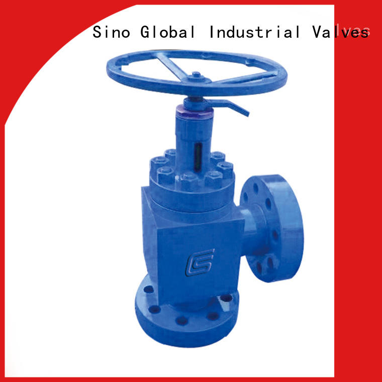 Sino Global angle choke valve manufacturers for wellhead equipment